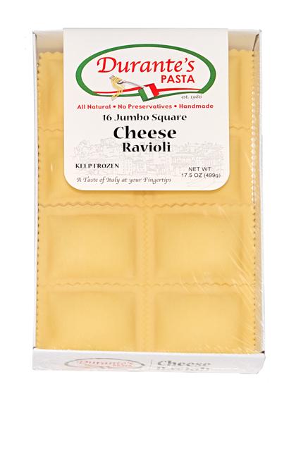 Durante's handmade cheese ravioli