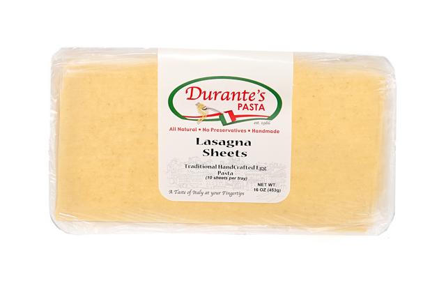 Durante's fresh lasagna sheets