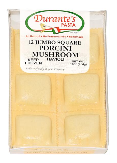Durante's porcini mushroom ravioli