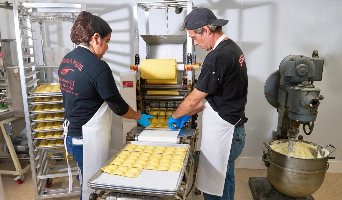 Durante's Pasta production, West Haven CT