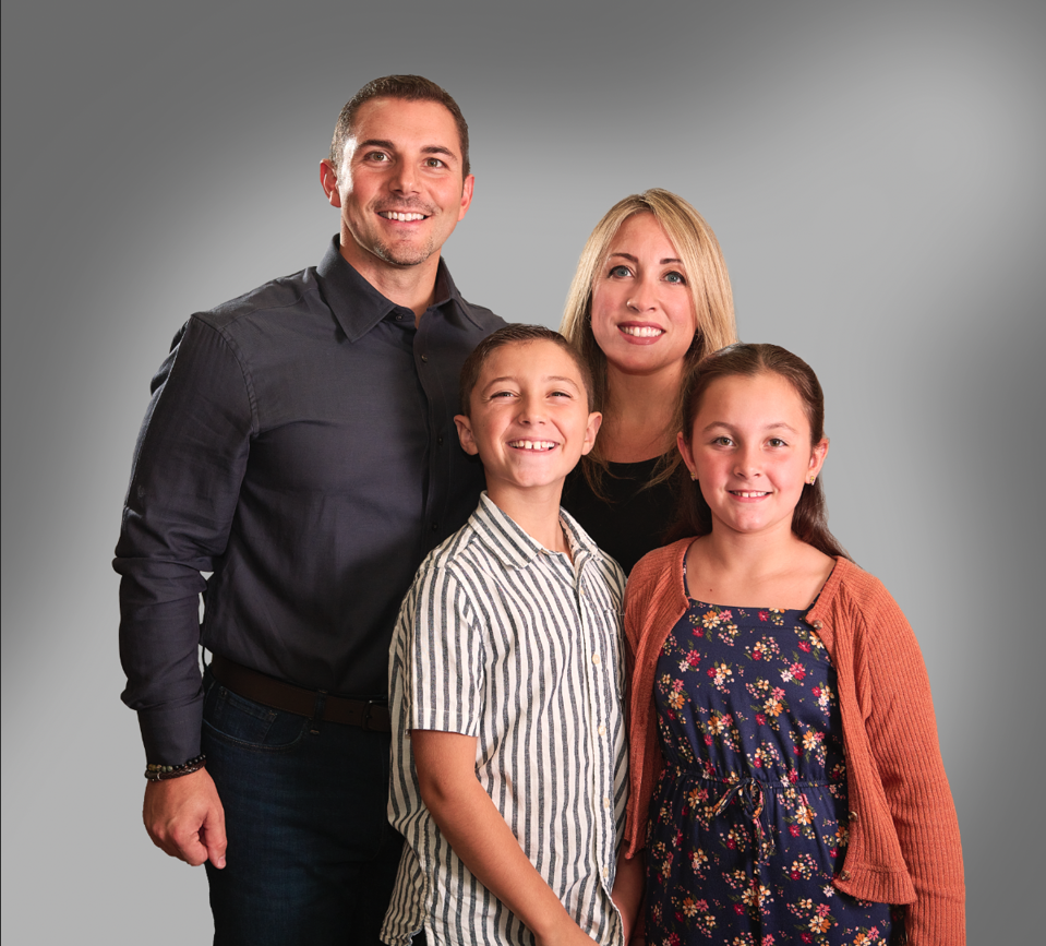 Angelo Durante's wife and children, the next generation of Durante's Pasta