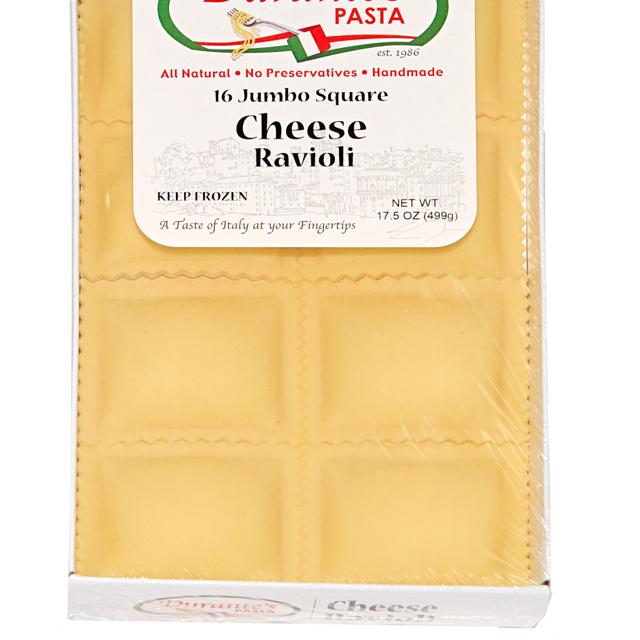 Durante's handmade cheese ravioli